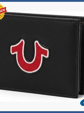 Genuine Leather Bi-Fold Wallet with RFID Protection and 8 Card Slots